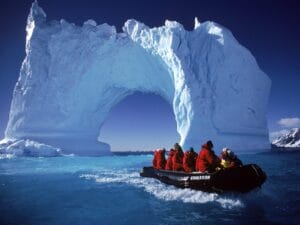 Antarctica boat tour group