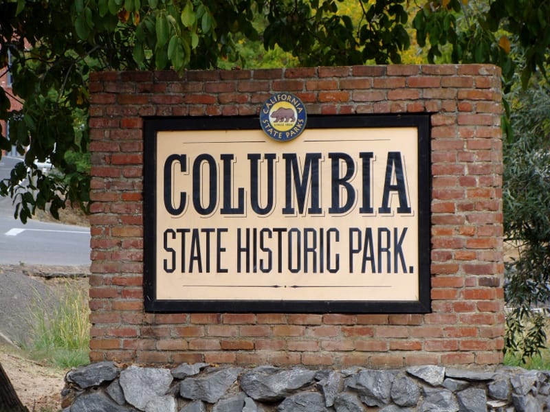 Columbia, California Historic Gold Rush Sites
