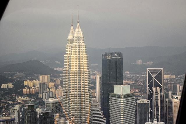 Daytime view of KL city from Atmosphere 360 Revolving Restaurant
