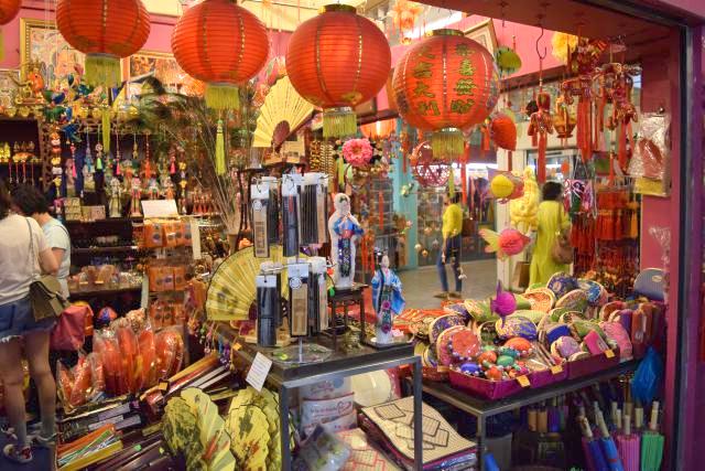 A shop selling Chinese goods in Central Market