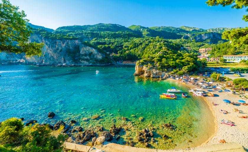 Greek island holiday destination