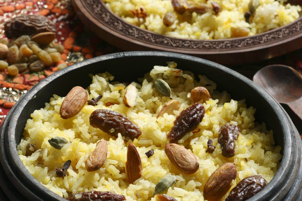 Kashmiri Modur Pulao the dishes of Kashmir