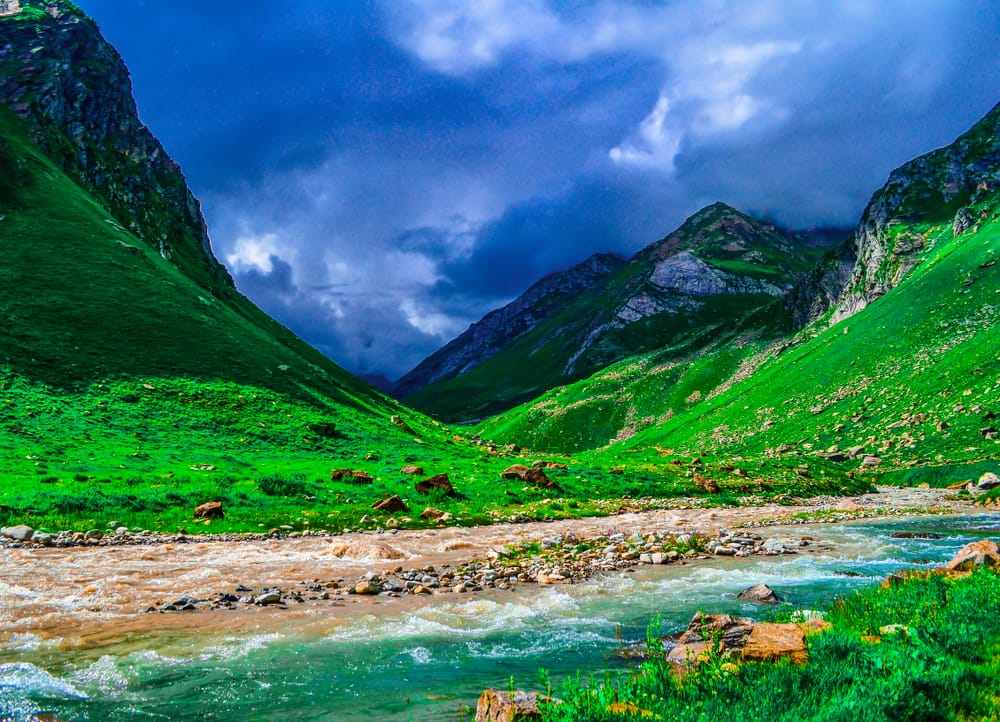 Stunning Lush Green Neelum Valley, Kashmir the land of fruits