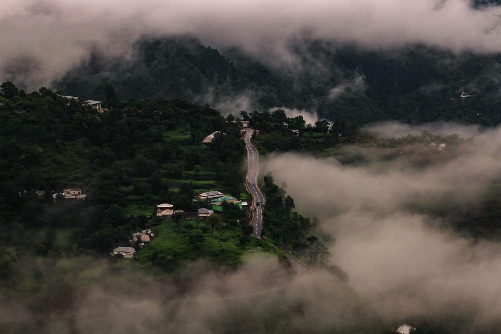 Road To Heaven On Earth Pir Chinasi the landscape of Kashmir