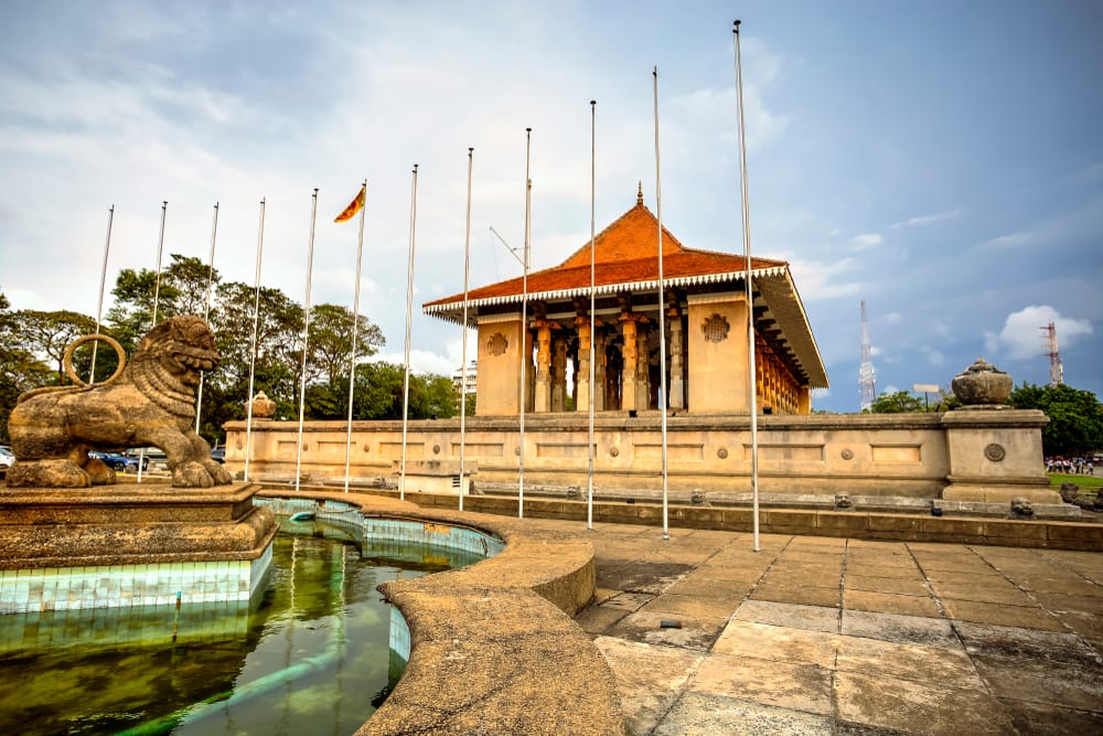 Independence Memorial Hall in Colombo, the capital of Sri Lanka