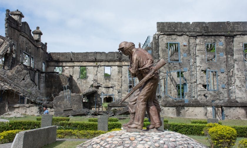 Brothers in Arms Monument at the Pacific War Memorial, Corregidor Island, Philippines