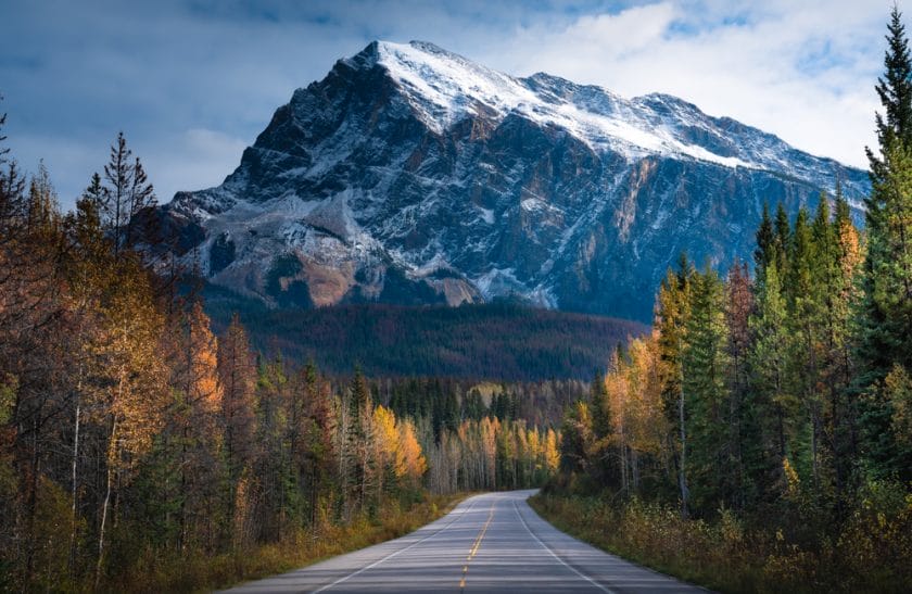 Beautiful Drive from Calgary Alberta to Jasper National Park