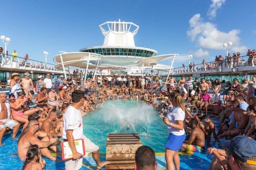 Cruise Event on Royal Caribbean's ship, in the Port of the Bahamas